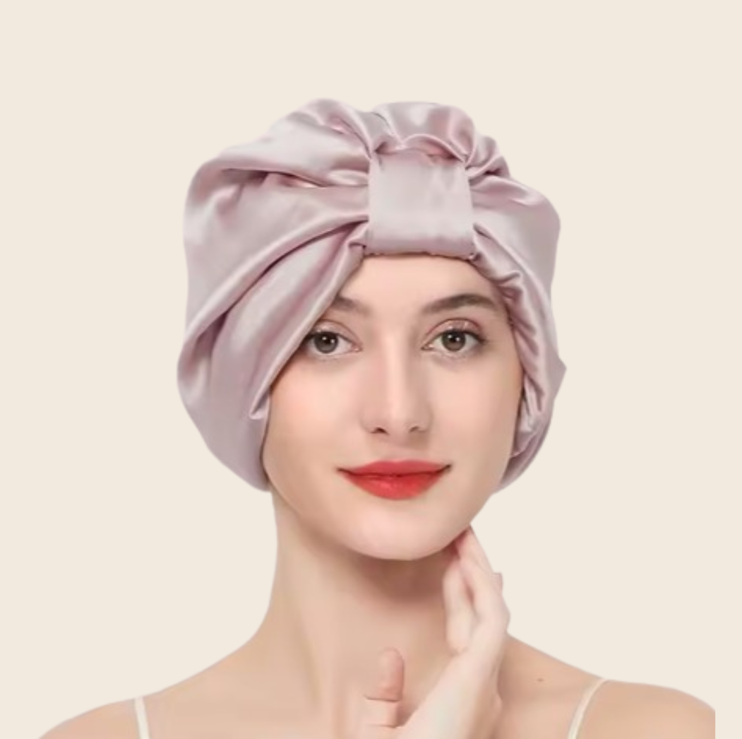 Bonnet de nuit en satin